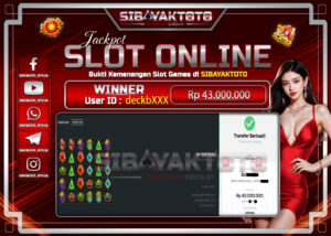 SIBAYAKTOTO BUKTI KEMENANGAN SLOT PALING GACOR RESMI