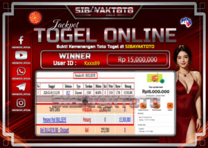 SIBAYAKTOTO BUKTI KEMENANGAN TOTO TOGEL 4D ONLINE TEPERCAYA