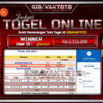 SIBAYAKTOTO WIN TOGEL ONLINE CALIFORNIA POOLS Rp.2,155,000, - LUNAS