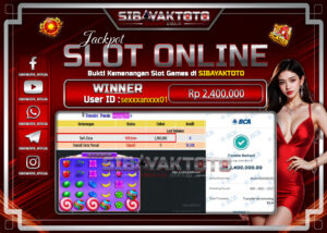 SIBAYAKTOTO WIN SLOT Sweet Bonanza 2500 Rp.2,400,000, - LUNAS